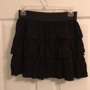 Amy Byer black ruffle skirt